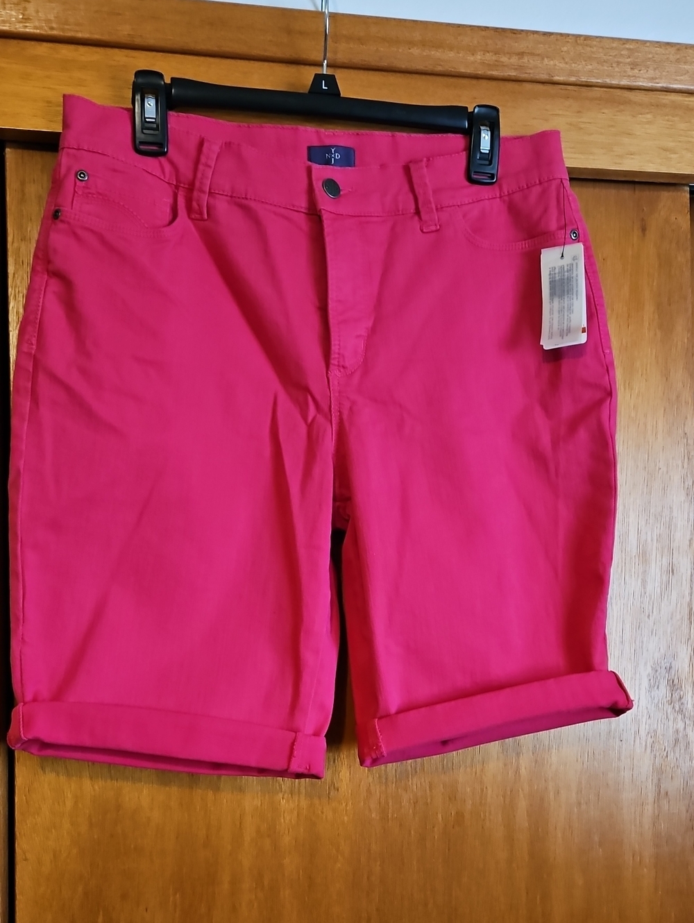 NYDJ pink bermuda shorts Sz 12